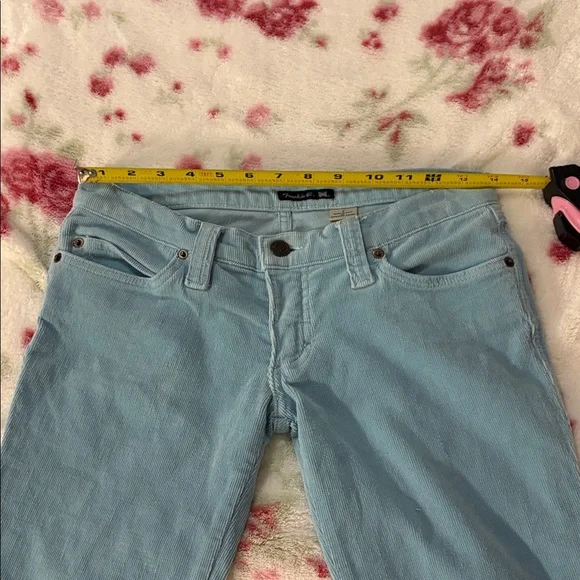 Vintage Frankie b corduroy flares size 2 baby blue - Picture 8 of 8